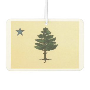 Désodorisant Pour Voiture Drapeau d'origine Maine State Pine Tree Air Freshe