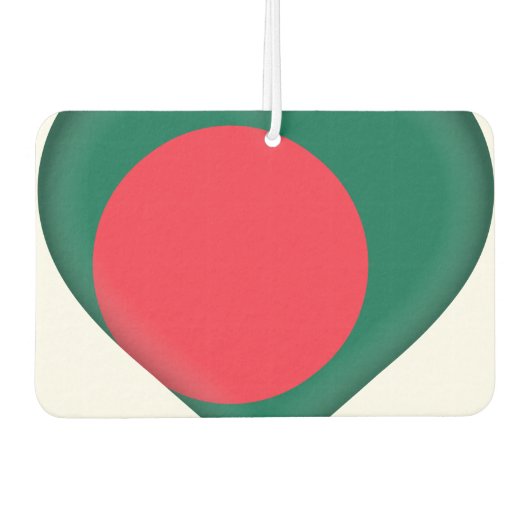 Désodorisant Pour Voiture Drapeau du Bangladesh (Devant)