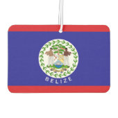 Désodorisant Pour Voiture Drapeau du Belize (Dos)