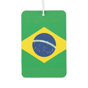 Désodorisant Pour Voiture Drapeau du Brésil Coupe du Monde 2026 Football Bré