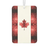 Désodorisant Pour Voiture Drapeau du Canada rouge étincelles Monogram (Dos)