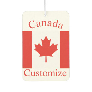 Désodorisant Pour Voiture Drapeau du Canada Thunder_Cove
