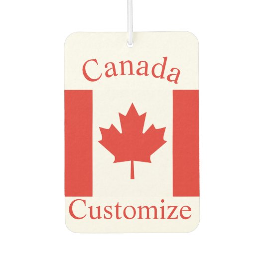 Désodorisant Pour Voiture Drapeau du Canada Thunder_Cove (Devant)