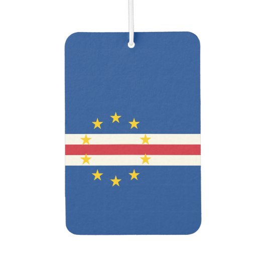 Désodorisant Pour Voiture Drapeau du Cap-Vert (Devant)