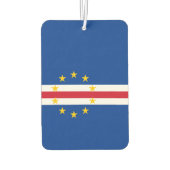 Désodorisant Pour Voiture Drapeau du Cap-Vert (Dos)