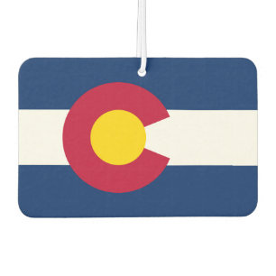 Désodorisant Pour Voiture Drapeau du Colorado, drapeau d'État américain