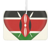 Désodorisant Pour Voiture Drapeau du Kenya (Dos)