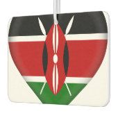 Désodorisant Pour Voiture Drapeau du Kenya (Gauche)