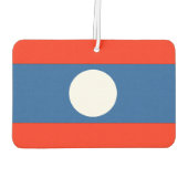 Désodorisant Pour Voiture Drapeau du Laos (Dos)