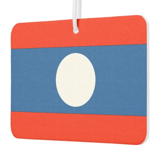 Désodorisant Pour Voiture Drapeau du Laos (Gauche)