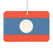 Désodorisant Pour Voiture Drapeau du Laos (Devant)