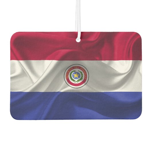 Désodorisant Pour Voiture Drapeau du Paraguayan (Devant)