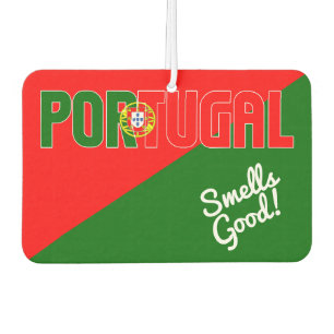 Désodorisant pour voiture drapeau du Portugal épou