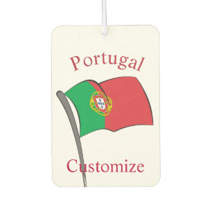 Désodorisant Pour Voiture Drapeau du Portugal Thunder_Cove