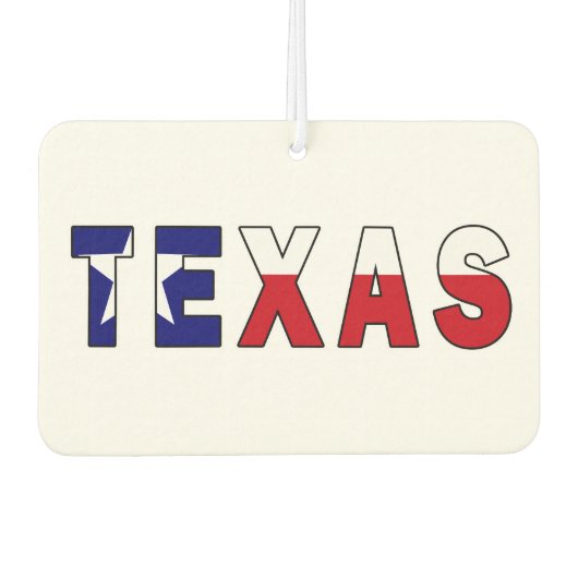 Désodorisant Pour Voiture Drapeau du Texas (Devant)