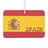 Désodorisant Pour Voiture Drapeau espagnol (Dos)