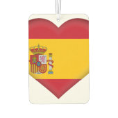 Désodorisant Pour Voiture Drapeau espagnol (Dos)