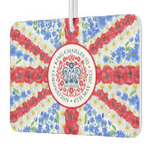 Désodorisant Pour Voiture Drapeau floral du Royaume-Uni (Gauche)