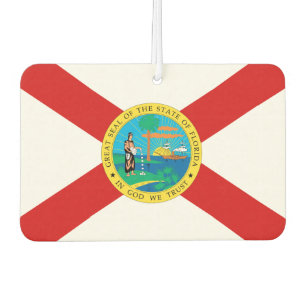 Désodorisant Pour Voiture Drapeau FLORIDA -