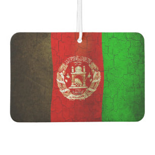 Désodorisant Pour Voiture Drapeau grunge de l'Afghanistan