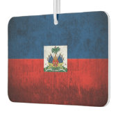 Désodorisant Pour Voiture Drapeau Grunge D'Haïti (Gauche)