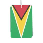 Désodorisant Pour Voiture Drapeau Guyana (Dos)