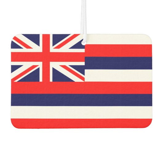 Désodorisant Pour Voiture Drapeau HAWAII - (Devant)