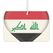 Désodorisant Pour Voiture Drapeau Iraq (Iraq) (Dos)