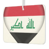 Désodorisant Pour Voiture Drapeau Iraq (Iraq) (Gauche)