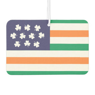Désodorisant Pour Voiture Drapeau irlandais shamrock