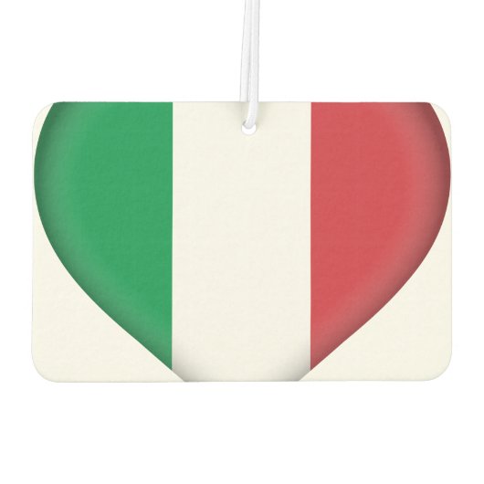 Désodorisant Pour Voiture Drapeau italien (Dos)
