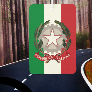 Désodorisant Pour Voiture Drapeau italien Air Freshener, Italie