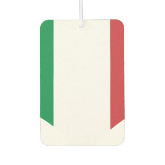 Désodorisant Pour Voiture Drapeau italien sur un arrière - plan couvert