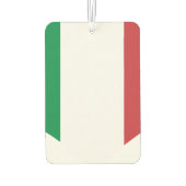 Désodorisant Pour Voiture Drapeau italien sur un arrière - plan couvert (Dos)