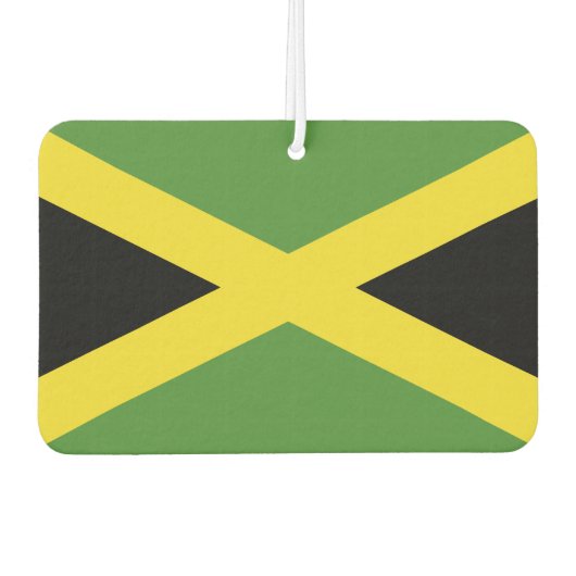 Désodorisant Pour Voiture Drapeau jamaïcain (Devant)
