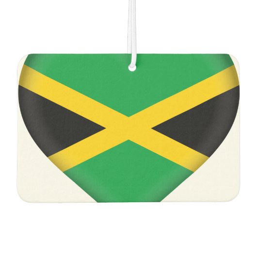 Désodorisant Pour Voiture Drapeau jamaïcain (Devant)