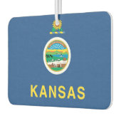 Désodorisant Pour Voiture Drapeau KANSAS - (Gauche)