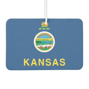 Désodorisant Pour Voiture Drapeau KANSAS -