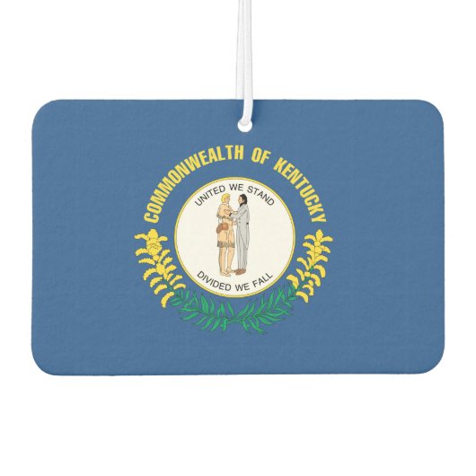 Désodorisant Pour Voiture Drapeau KENTUCKY - (Devant)