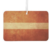 Désodorisant Pour Voiture Drapeau Lettonie (Dos)