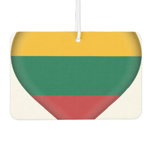 Désodorisant Pour Voiture Drapeau lituanien