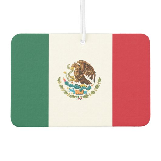 Désodorisant Pour Voiture Drapeau mexicain classique (Devant)