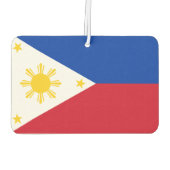 Désodorisant Pour Voiture Drapeau mondial des Philippines (Dos)