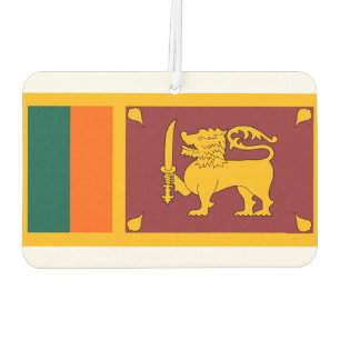 Désodorisant Pour Voiture Drapeau mondial du Sri Lanka