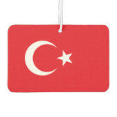 Désodorisant Pour Voiture Drapeau national de Turquie (Dos)