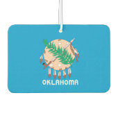 Désodorisant Pour Voiture Drapeau OKLAHOMA - (Devant)