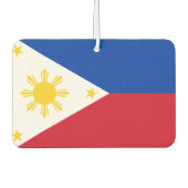 Désodorisant Pour Voiture Drapeau philippin des Philippines (Devant)