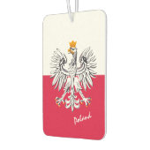 Désodorisant Pour Voiture Drapeau polonais (Gauche)