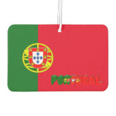 Désodorisant Pour Voiture Drapeau portugais (Dos)