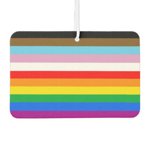 DÉSODORISANT POUR VOITURE DRAPEAU PRIDE LGBTQ+ INCLUSIF